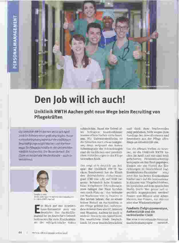 Vorschauseite 1: Den Job will ich auch!