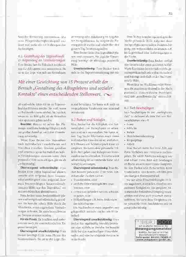 Vorschauseite 2: Gestaltung des Alltagslebens