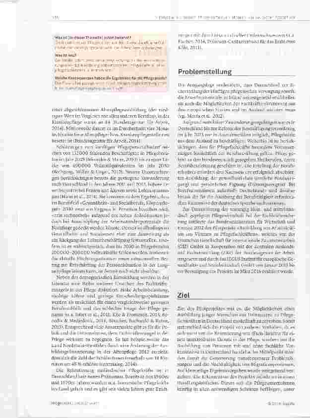 Vorschauseite 2: Pflegekräfte aus Vietnam