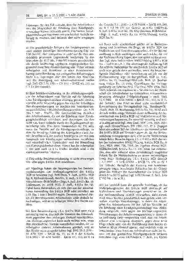 Vorschauseite 4: Abfindungsanspruch; Abwicklungsvertrag; betriebsbedingte Kündigung; Betriebsänderung; Betriebsvereinbarung; Gleichbenandlungsgrundsatz; Gruppen-outplacement; Interessenausgleich;…
