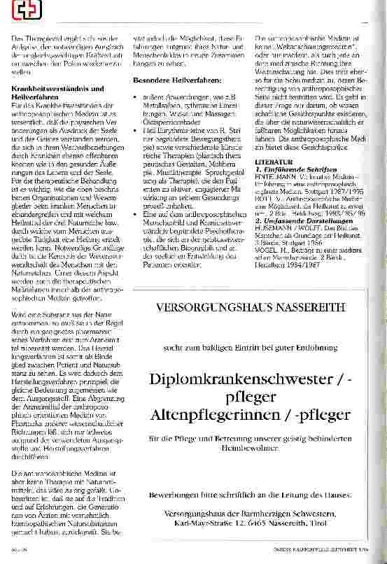 Vorschauseite 3: Anthroposophische Medizin - eine Erweiterung der Heilkunst