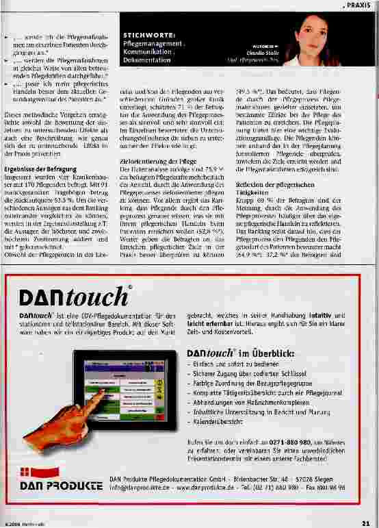 Vorschauseite 2: Pflegen mit SystemDas Pflegeprozesskonzept in der Praxis