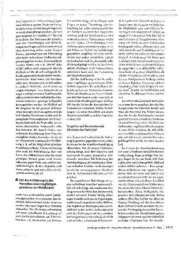 Vorschauseite 5: Die Rolle des Arztes und die Kommunikation mit Sterbenden