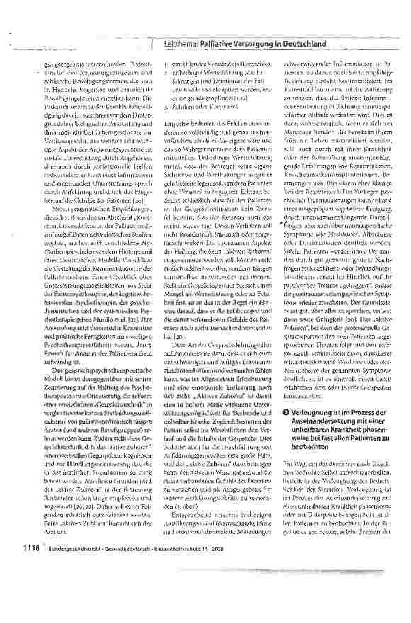 Vorschauseite 6: Die Rolle des Arztes und die Kommunikation mit Sterbenden