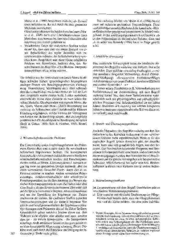 Vorschauseite 5: Auf die Zähne beißen: Ein schwieriger Begriff in der Pflege
