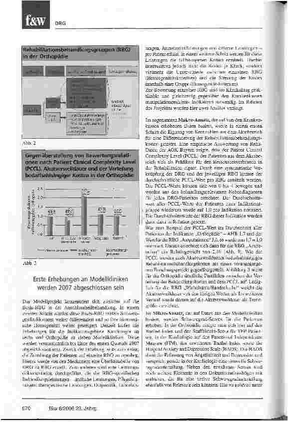 Vorschauseite 3: Rehabilitation im Sog der DRG