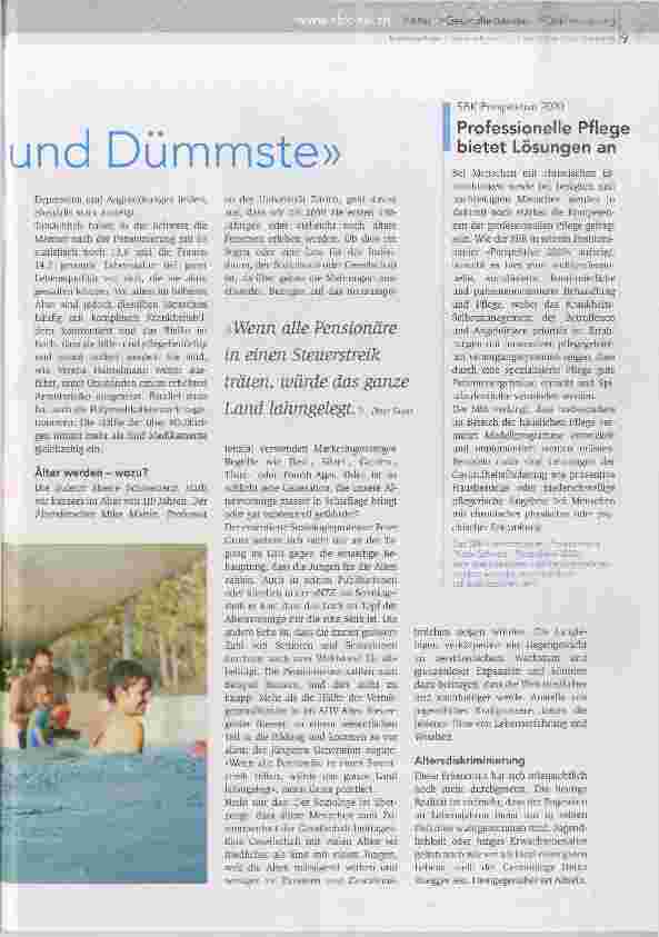 Vorschauseite 2: Altwerden ist das Schönste