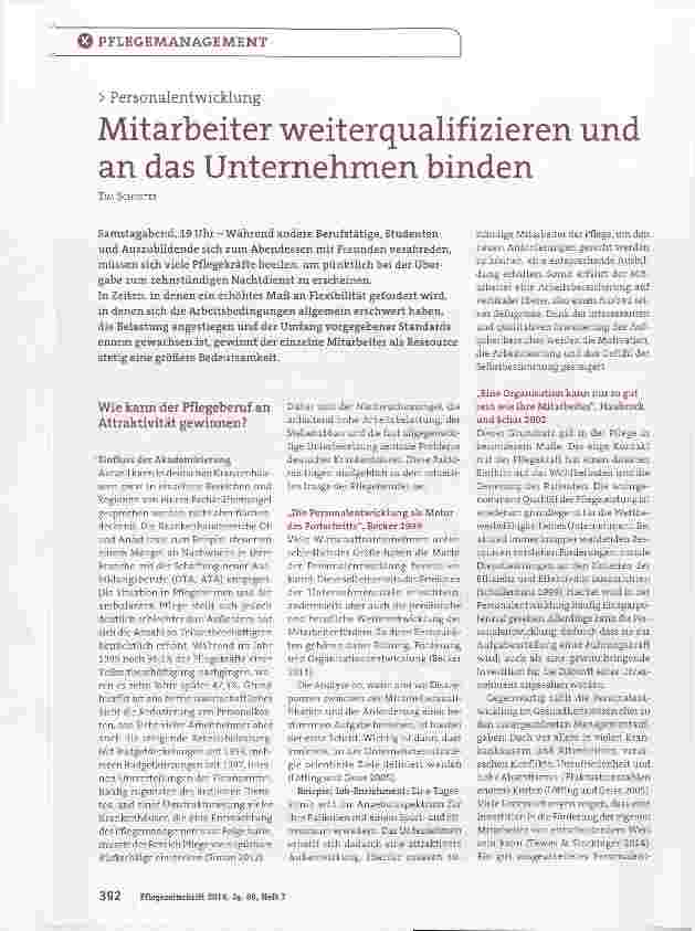 Vorschauseite 1: Mitarbeiter weiterqualifizieren und an das Unternehmen binden