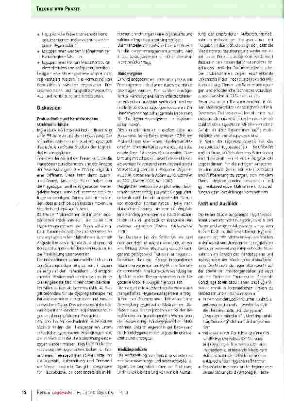 Vorschauseite 5: Hygienemanagement in der Logopädie