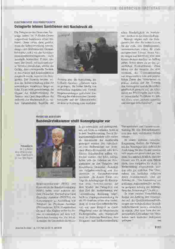 Vorschauseite 2: Viele Forderungen an die Politik