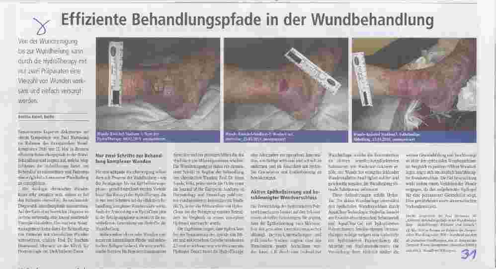 Vorschauseite 1: Effiziente Behandlungspfade in der Wundbehandlung