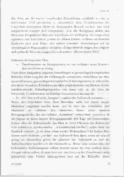 Vorschauseite 4: ZEIT. EIN BEITRAG ZUM GESPRÄCH ZWISCHEN GERONTOLOGIE UND THEOLOGIE „Die besondere Zeiterfahrung im Alter als Gotteserfahrung