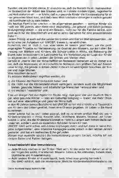 Vorschauseite 2: Immunisierung aller Kinder bis zum Jahre 1990
