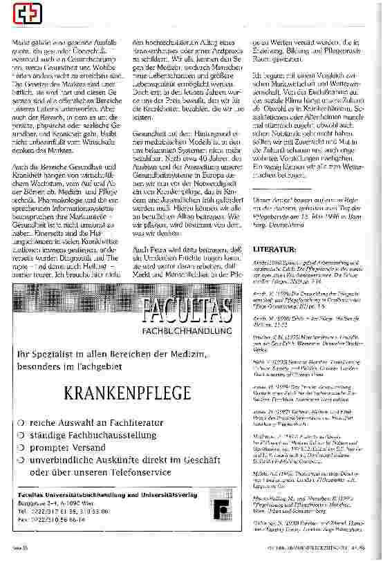 Vorschauseite 6: Pflege zwischen Mensch und Mark(t)