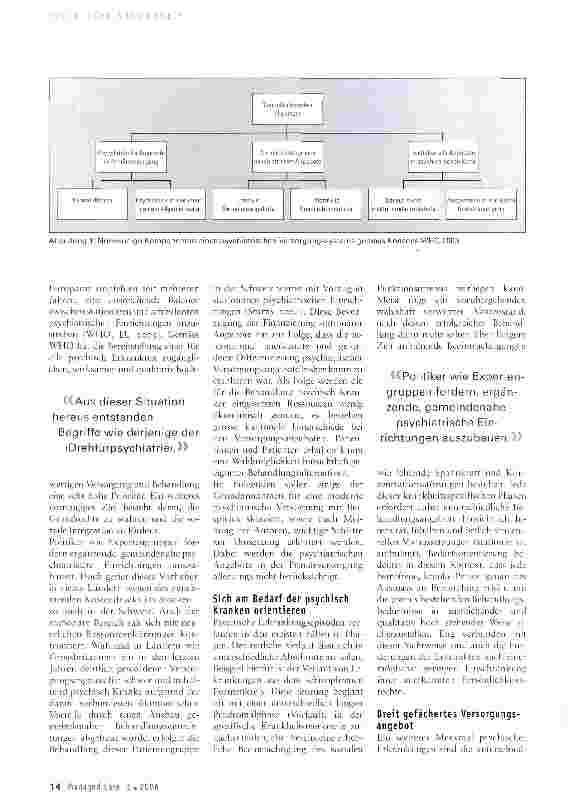Vorschauseite 2: Kernelemente moderner psychiatrischer Versorgungsangebote