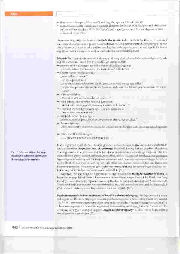 Vorschauseite 6: Depressionen im höheren Lebensalter, Teil 2