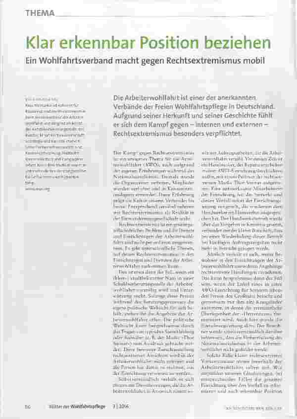 Vorschauseite 1: Klar erkennbar Position beziehen