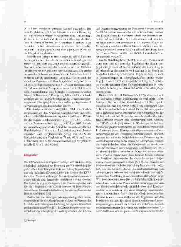 Vorschauseite 4: Wie nehmen Ausznbildende der Altenpflege die Arbeitsund Organisationsstrukturen in der Praxis wahr? Erfahrungen mit einem arbeitspsychologischen Screeningverfahren