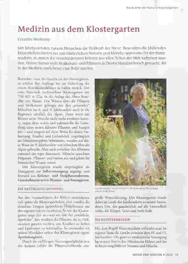 Vorschauseite 1: Medizin aus dem Klostergarten