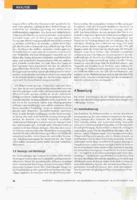 Vorschauseite 6: Patientenrechte eine gesundheitspolitische Fehlsteuerung?