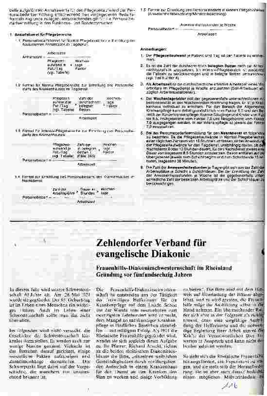 Vorschauseite 4: DKG-Empfehlung zur Personalbedarfsermittlung im Pflegedienst der Krankenhäuser