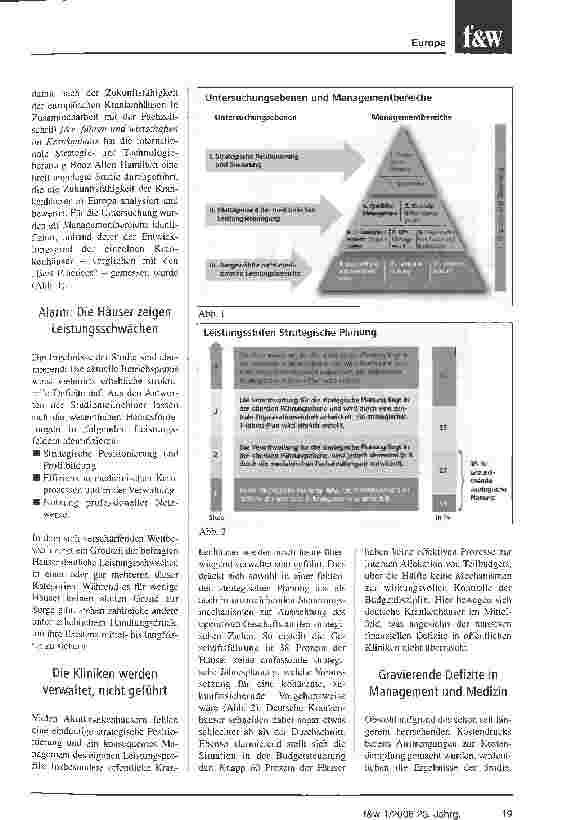 Vorschauseite 2: Alarm: Europas Kliniken müssen Überlebensfähigkeit sichernEine europaweite Studie