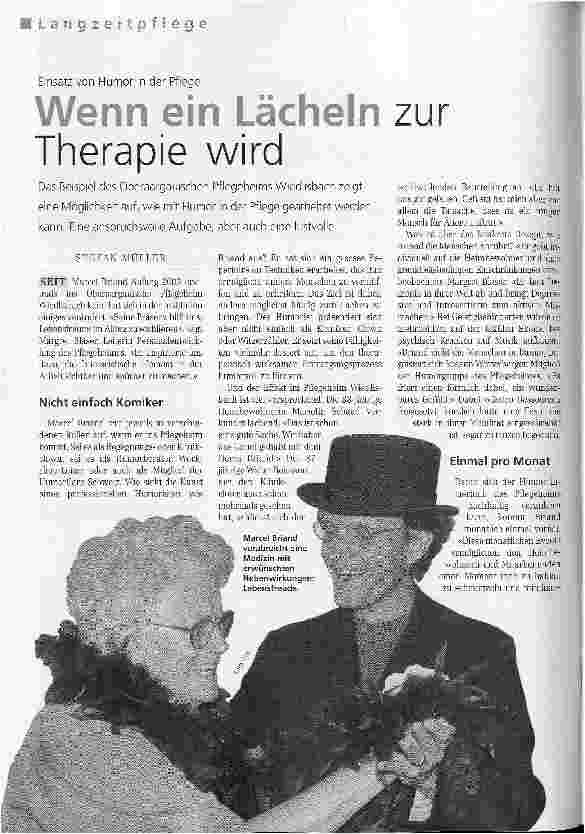 Vorschauseite 1: Wenn ein Lächeln zur Therapie wird