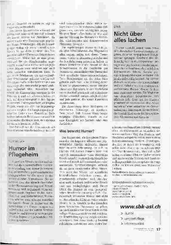 Vorschauseite 2: Wenn ein Lächeln zur Therapie wird
