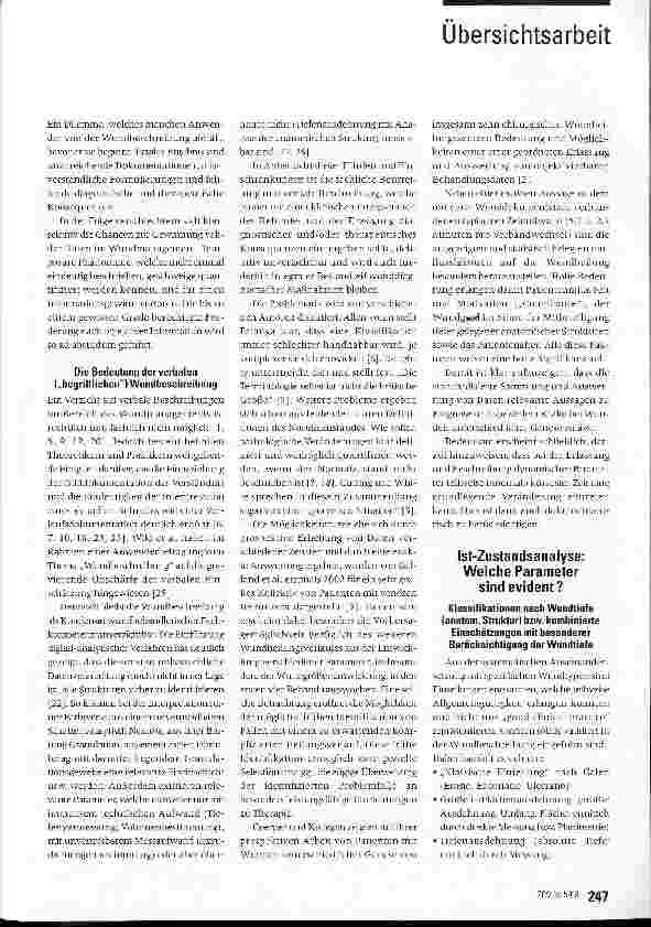 Vorschauseite 2: Wundbeurteilung und Wundinterpretation -eine Übersicht