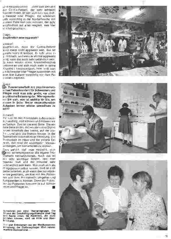 Vorschauseite 3: Die Psychosomatische Klinik Kinzigtal in Gengenbach/Schwarzwald Interview mit Stationspfleger Hermann Knechtle