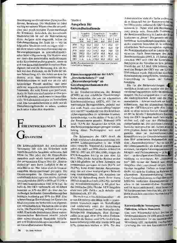 Vorschauseite 5: Die Reform des Gesundheitswesens Umbau oder Abriß /// Teil 1