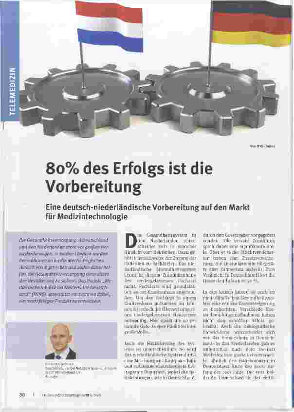 Vorschauseite 1: 8o% des Erfolgs ist die Vorbereitung