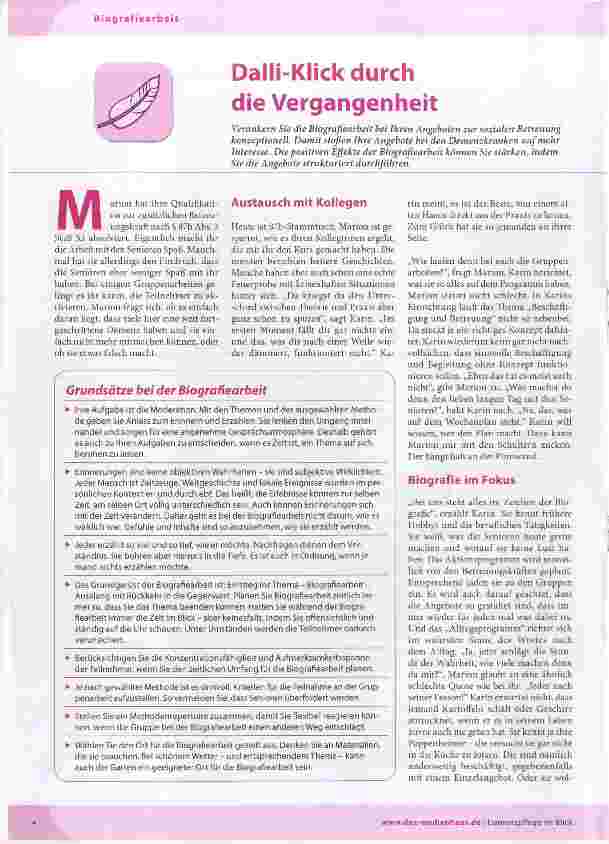 Vorschauseite 1: Dalli-Klick durch die Vergangenheit
