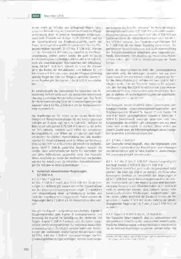 Vorschauseite 2: Stellungnahme des Deutschen Vereins zum Gesetzentwurf der Bundesregierung eines Gesetzes zur Stärkung der Teilhabe und Selbstbestimmung von Menschen mit Behinderungen (Bundesteilh…