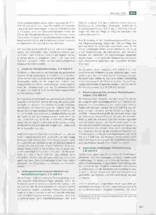 Vorschauseite 3: Stellungnahme des Deutschen Vereins zum Gesetzentwurf der Bundesregierung eines Gesetzes zur Stärkung der Teilhabe und Selbstbestimmung von Menschen mit Behinderungen (Bundesteilh…