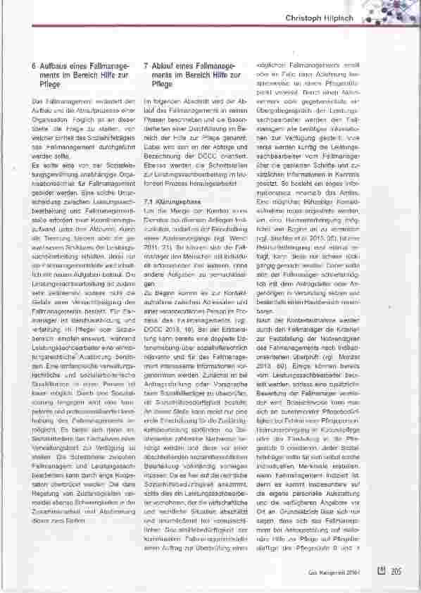 Vorschauseite 3: Fallmanagement in der Hilfe zur Pflege als Steuerungsmöglichkeit örtlicher Sozialhilfeträger