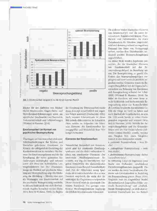 Vorschauseite 3: Emotionsarbeit und psychische Beanspruchung bei Dienstleistungstätigkeiten
