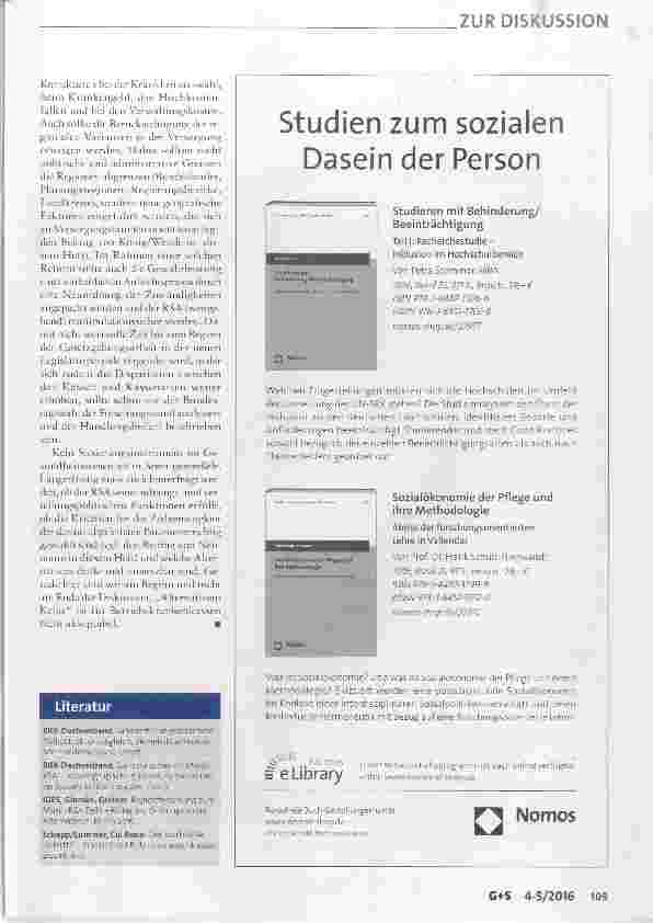 Vorschauseite 4: Brauchen wir eine Reform des RSA?