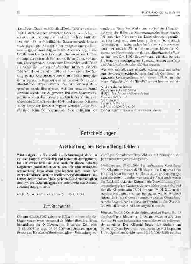 Vorschauseite 1: Arzthaftung bei Behandlungsfehlern