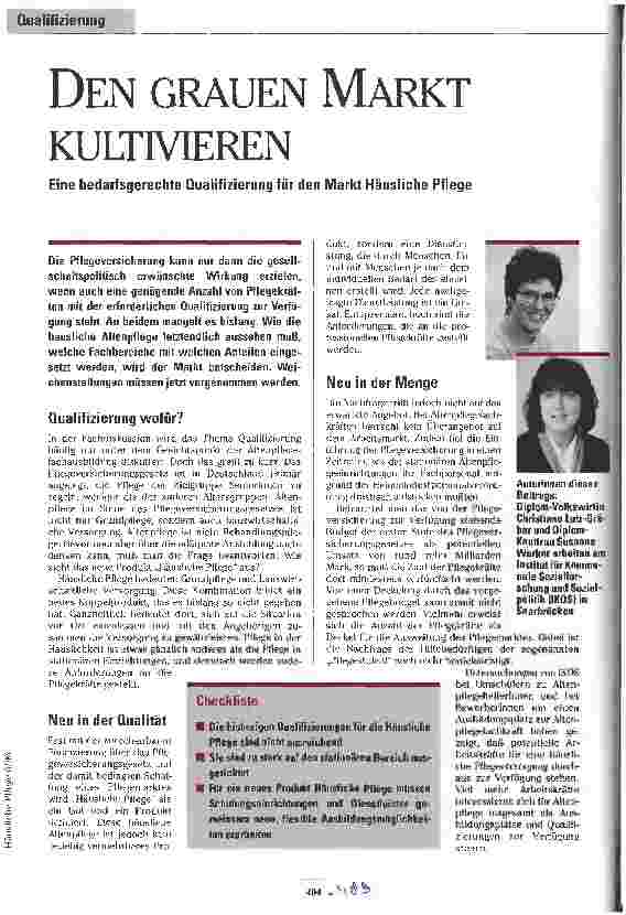 Vorschauseite 1: Den grauen Markt kultivieren