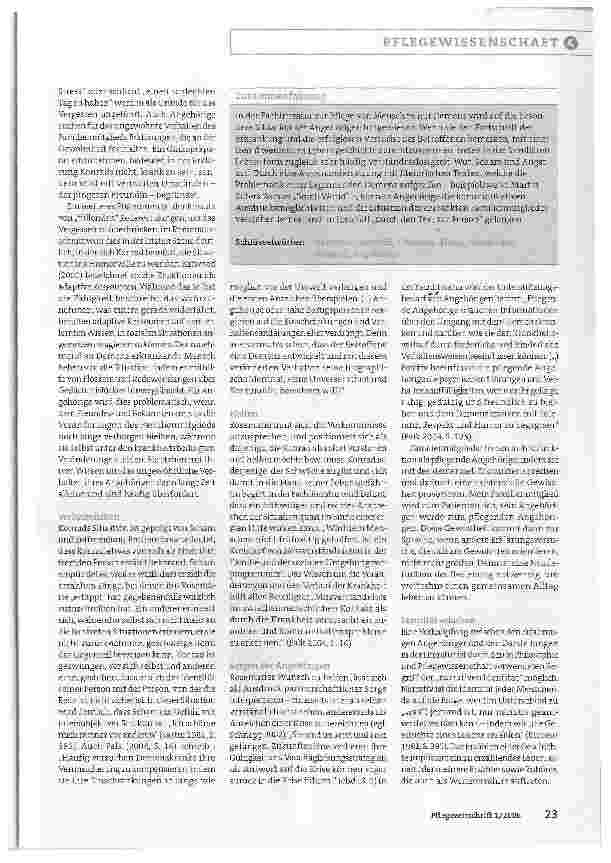 Vorschauseite 3: Demenz als Thema in der Literatur:Durch den Text zur Person