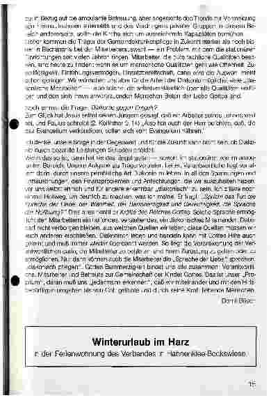 Vorschauseite 6: Verändert die Entgeltlichkeit der Leistung die Diakonische Arbeit?