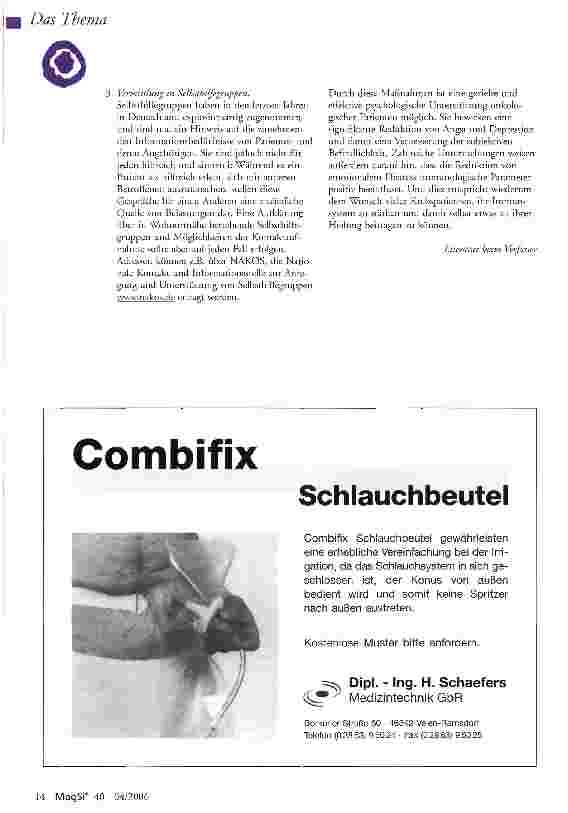 Vorschauseite 4: 5 Minuten pro Patient:Psychoonkologische Betreuung im Klinikalltag