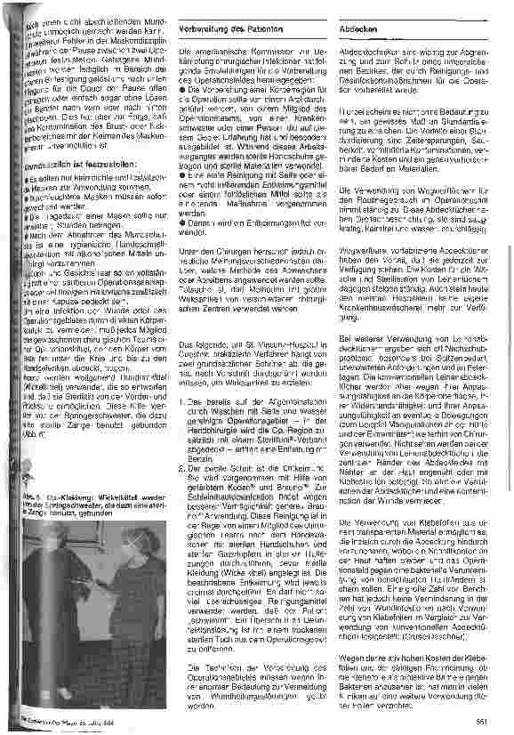 Vorschauseite 3: Hygienemaßnahmen im Operationssaal, praktische Hygiene im Krankenhaus