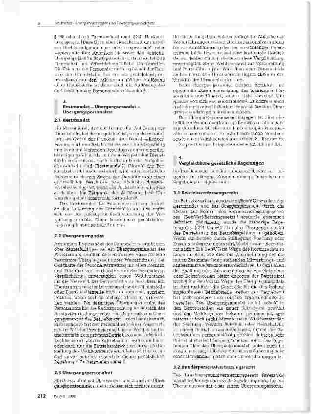 Vorschauseite 2: Übergangsmandat und ÜbergangspersonalratZUM NEUEN ART. 27 A DES BAYERISCHEN PERSONALVERTRETUNGSGESETZES