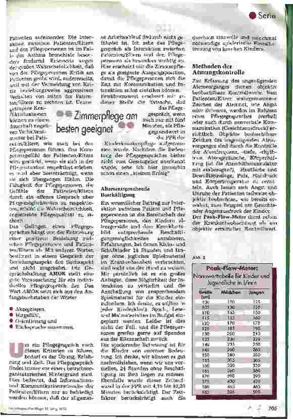 Vorschauseite 2: Die Pflege des Kindes mit Astma Bronchiale 5. Folge: Pflegerische Ziele und Maßnahmen