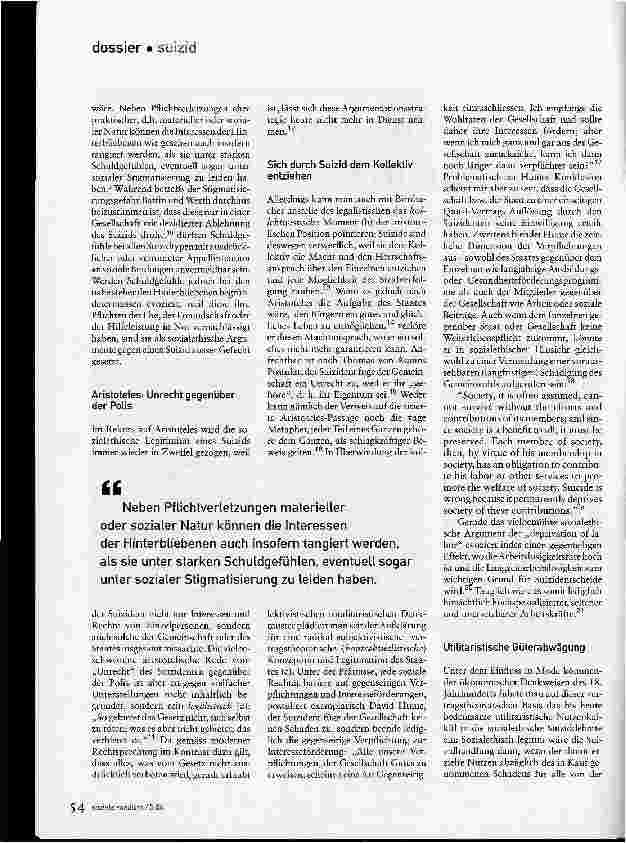 Vorschauseite 2: Was spricht gegen einen Suizid?