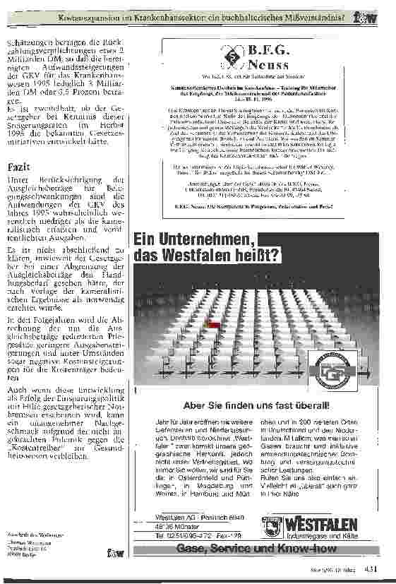 Vorschauseite 4: Kostenexpansion im Krankenhaussektor