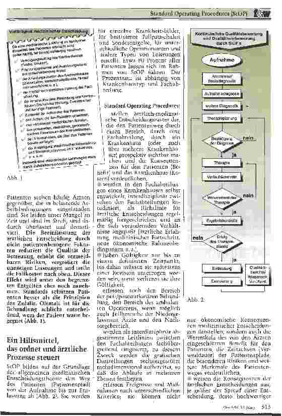 Vorschauseite 2: Standard Operating Procedures (StOP) Ein Instrument, das medizinische Handlungsmuster ändert