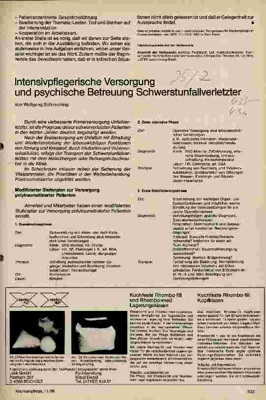 Vorschauseite 4: Krankenpflege in der Intensivabteilung